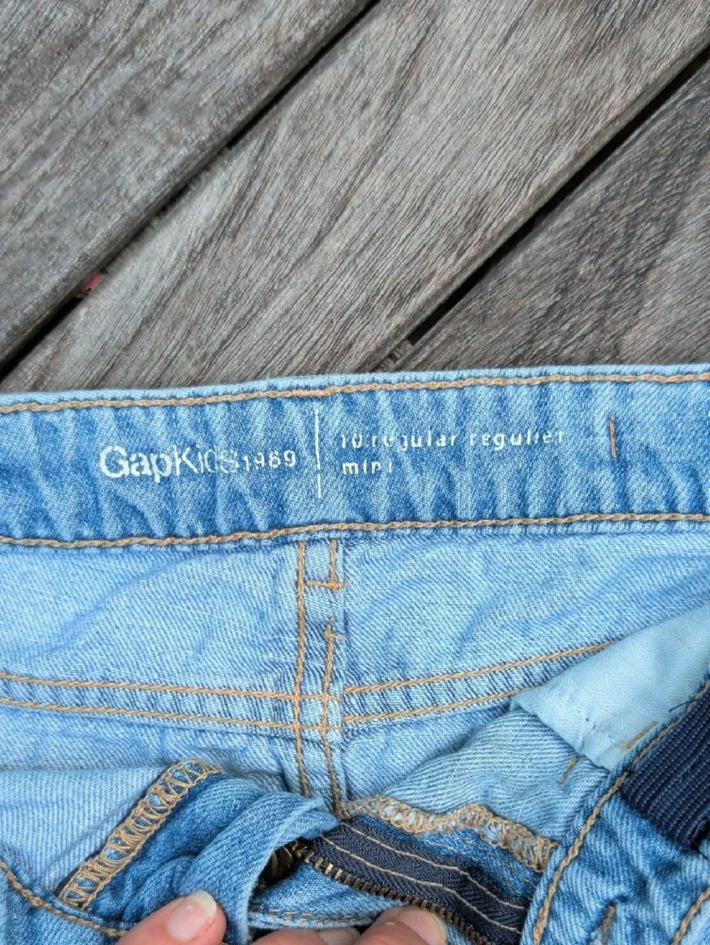 GAP Light Blue Denim Mini Skirt